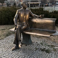Photo taken at Ronald Reagan Statue by Kate Y. on 2/20/2022