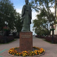 Photo taken at Памятник Николаю Чудотворцу by Evgeny P. on 9/6/2014