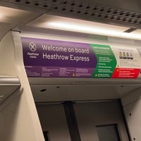 Photo taken at Heathrow Express Train - Heathrow (HXX) to Paddington (PAD) by Harald W. on 2/14/2022