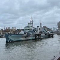 Photo taken at HMS Belfast (C35) by Yiğit Y. on 12/29/2023
