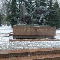 Photo taken at Памятник А.Т. Твардовскому и Василию Теркину by Olga B. on 1/3/2021