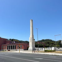 Photo taken at Obelisco del Foro Italico by Jeremiah J. on 6/25/2022