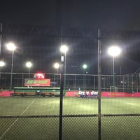 Photo taken at Canchas de Futbol 7 ACD Estadio Azteca by Carolina M. on 2/1/2019