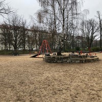 Photo taken at Spielplatz Am Flutgraben by Amir F. on 3/28/2019