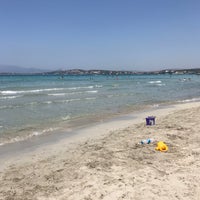 Photo taken at Küçük Ilıca Plajı by Selda T. on 6/8/2018