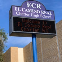 Photo taken at El Camino Real Charter High School by Kathie Y. on 10/30/2021