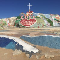 Photo taken at Salvation Mountain by Michael C. on 10/19/2016