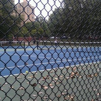 Photo taken at Forest Hills Tennis Courts by Erin L. on 10/16/2013