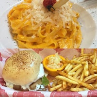 Photo taken at Mickey&amp;#39;s Burger by burcu on 7/9/2015
