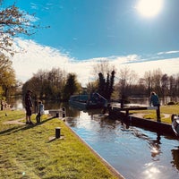 Photo taken at Coxes Lock &amp;amp; Mill by Del N. on 4/18/2021