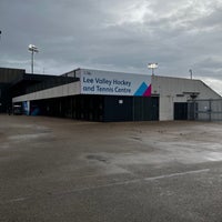 Photo taken at Lee Valley Hockey and Tennis Centre by Del N. on 10/21/2023