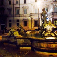 Photo taken at Piazza Navona by Camilla R. on 11/19/2015