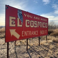 Photo taken at El Cosmico by Melanie L. on 2/3/2021