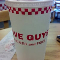 Photo taken at Five Guys by Jarrod R. on 1/23/2013