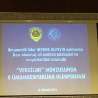 Photo taken at Azərbaycan Dövlət İqtisad Universiteti / Azerbaijan State University of Economics by Vugar M. on 12/16/2016