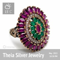Photo taken at Theia Silver Jewelry by Theia S. on 5/6/2013