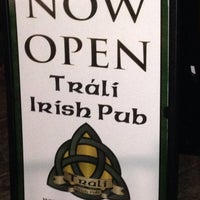 Photo taken at TráLi Irish Pub by Alan G. on 10/19/2013