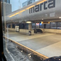 Photo taken at Xpress Bus Stop @ Civic Center MARTA Station by Phillip D. on 12/17/2019