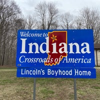 Photo taken at Indiana Welcome Center by Benjamin E. on 4/5/2022