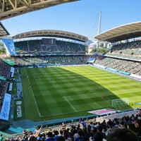 Photo taken at Jeonju World Cup Stadium by Junsung P. on 6/3/2023