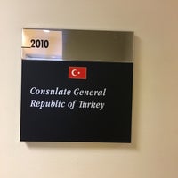 Photo taken at Consulate General of Turkey by Ümit T. on 4/12/2017