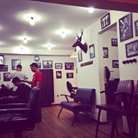 Photo taken at Alexander Barber Shop by Carlos P. on 10/29/2013