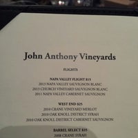 Das Foto wurde bei John Anthony Vineyards von Ron S. am 5/25/2014 aufgenommen