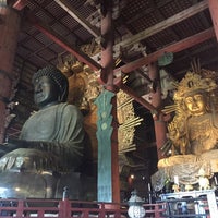 Photo taken at Todai-ji Temple by Pan J. on 5/14/2016