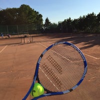 Photo taken at Clay Tennis Courts by Jon M. on 8/22/2015