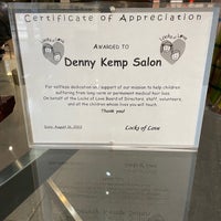 Photo taken at Denny Kemp Salon by Christopher S. on 9/16/2022