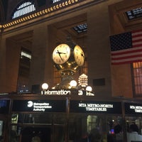 Photo taken at Grand Central Terminal Clock by Christopher S. on 4/19/2017