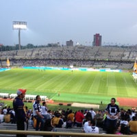 Photo taken at Estadio Olímpico Universitario by Oscar S. on 5/9/2013