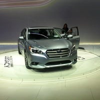 Photo taken at Subaru at the Chicago Auto Show by Pierre W. on 2/7/2014