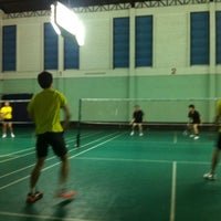 Photo taken at Navasri Badminton Court by Akerath A. on 6/24/2012