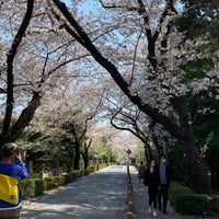 Photo taken at 青山墓地中央交差点 by __rome on 4/4/2020