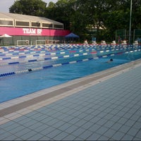 Photo taken at Singapore Poly Sports Complex by Desiree K. on 5/19/2013
