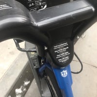 Photo taken at Citi Bike Station by Mike R. on 3/23/2018