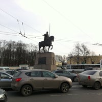 Photo taken at Alexander Nevsky Square by Антон М. on 4/15/2013