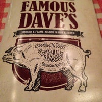 Photo taken at Famous Dave&amp;#39;s Bar-B-Que by Jordy K. on 5/9/2013