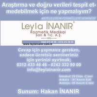 Foto scattata a Leyla İnanır Koz. &amp;amp;Med. AŞ. Kadıköy da 🇹🇷 🎓 Dr. Baumann Akademi b. il 10/19/2016