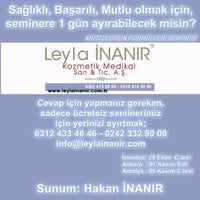 Foto scattata a Leyla İnanır Koz. &amp;amp;Med. AŞ. Kadıköy da 🇹🇷 🎓 Dr. Baumann Akademi b. il 10/29/2016
