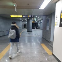 Photo taken at Hapjeong Stn. by SHIN S. on 11/28/2023