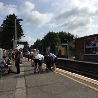 Photo taken at Egham Railway Station (EGH) by Dustin H. on 8/29/2016