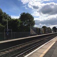 Photo taken at Egham Railway Station (EGH) by Dustin H. on 8/8/2016