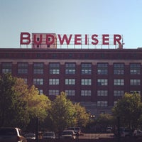 Photo taken at Budweiser Sign by William K. on 8/23/2013