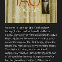 Photo taken at Tao Foot Spa by Dominique P. on 7/19/2014