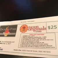 Photo taken at Dante&amp;#39;s Fire Restaurant by Terri S. on 1/17/2017