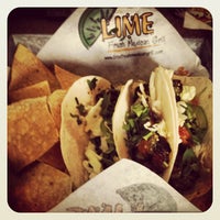 Photo taken at Lime Fresh Mexican Grill by David J. on 12/28/2012