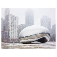 Photo taken at Cloud Gate by Anish Kapoor (2004) by Wilson Y. on 3/3/2016