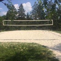 Photo taken at Crystal City Sand Volleyball Courts by Mary T. on 5/27/2016
